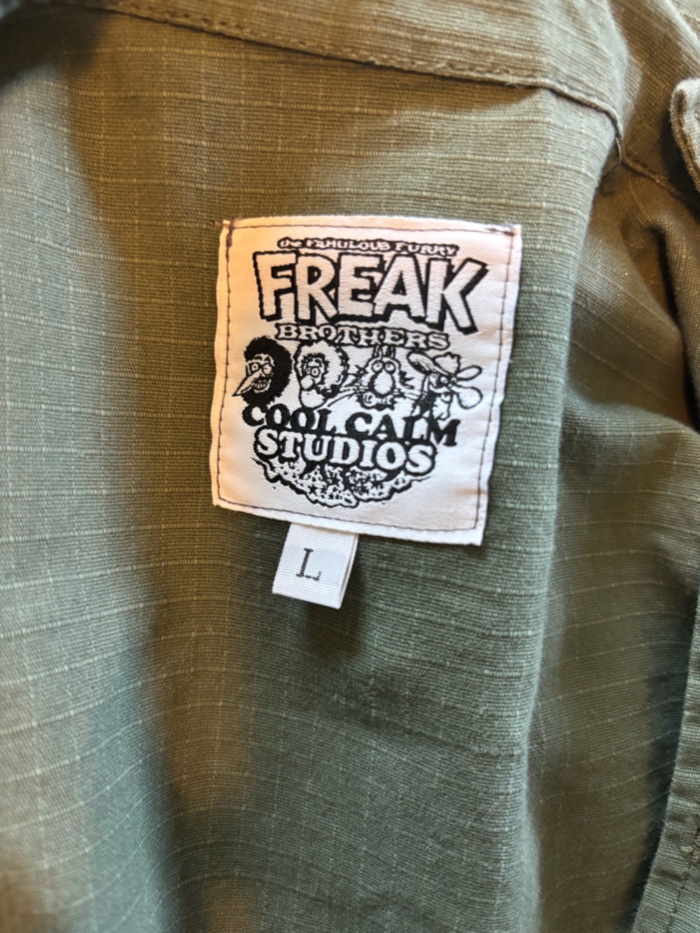 Freak Brothers Cool Calm Studios Military Jacket/Utility Shirt - Picture 5 of 5